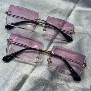 Elegant Purple Sunglasses